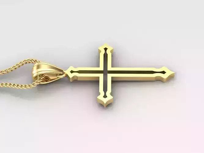 Cross Light Gold 4CP043 3DM STL