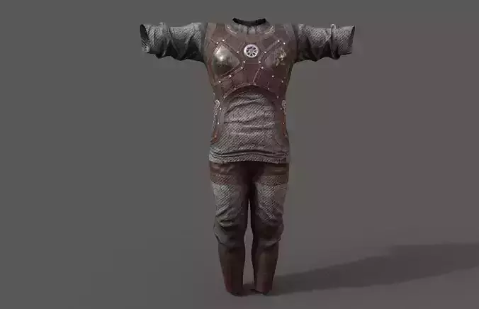  Steampunk skin 11 Low-poly 3D model