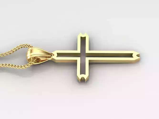 Cross Light Gold 4CP037 3DM STL