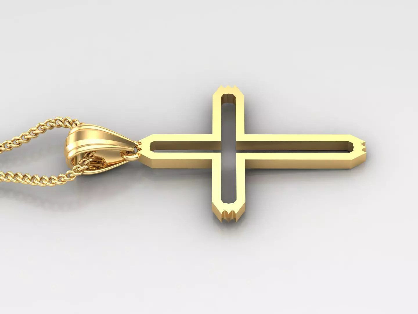 Cross Light Gold 4CP026 3DM STL 3D print model