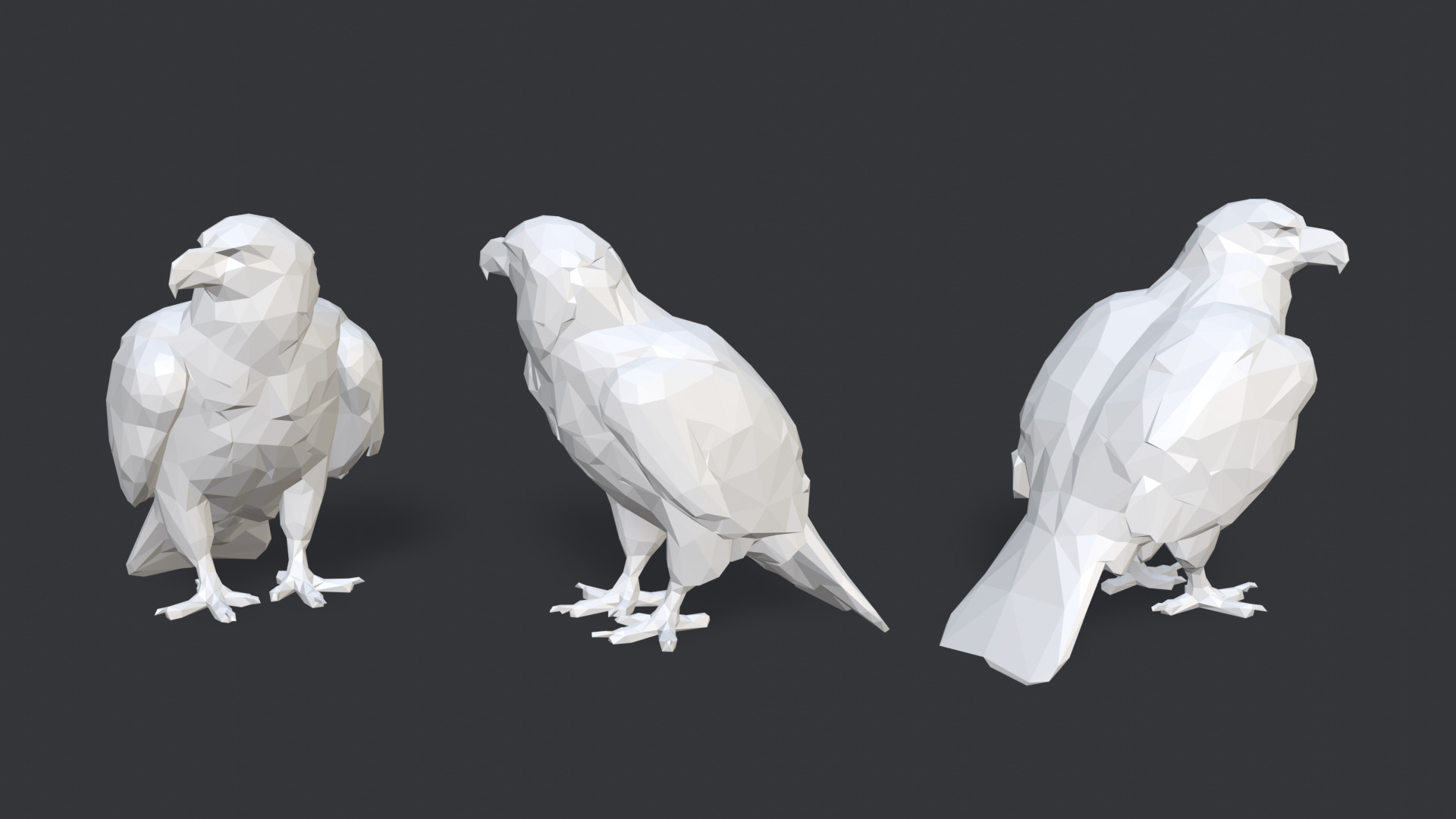 08 Low poly Stylized Animals Low-poly 3D model_3