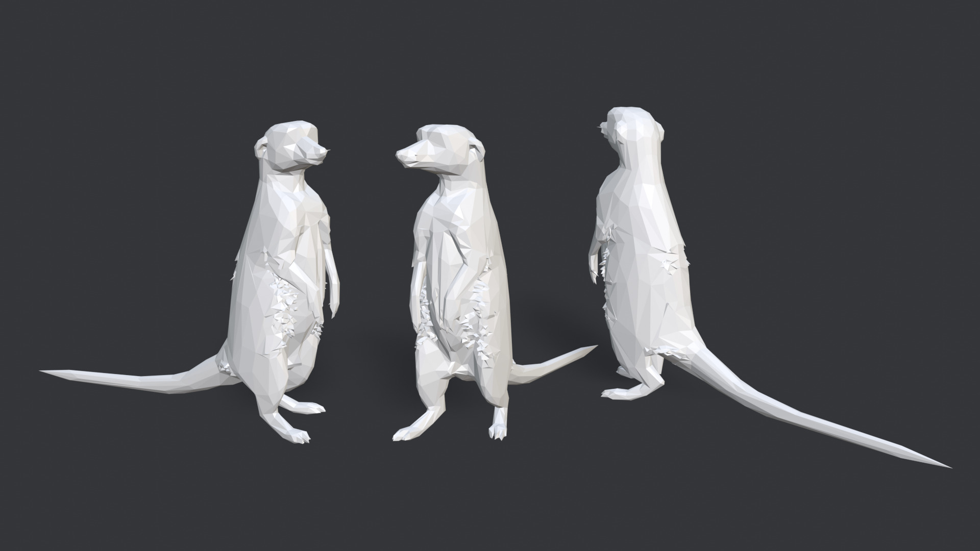 08 Low poly Stylized Animals Low-poly 3D model_8