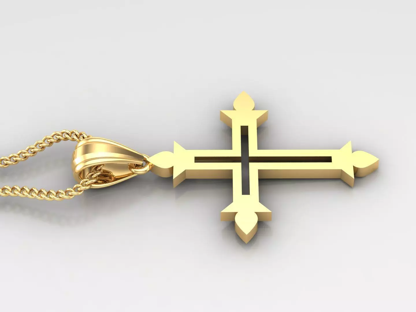 Cross Light Gold 4CP021 3DM STL 3D model