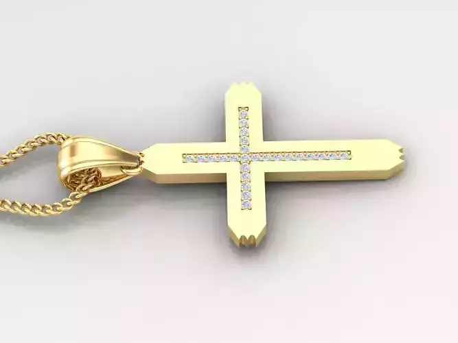 Cross Light Gold 4CP002 3DM STL