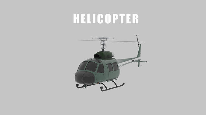 Helicopter 3D model