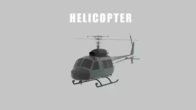 Helicopter 3D model