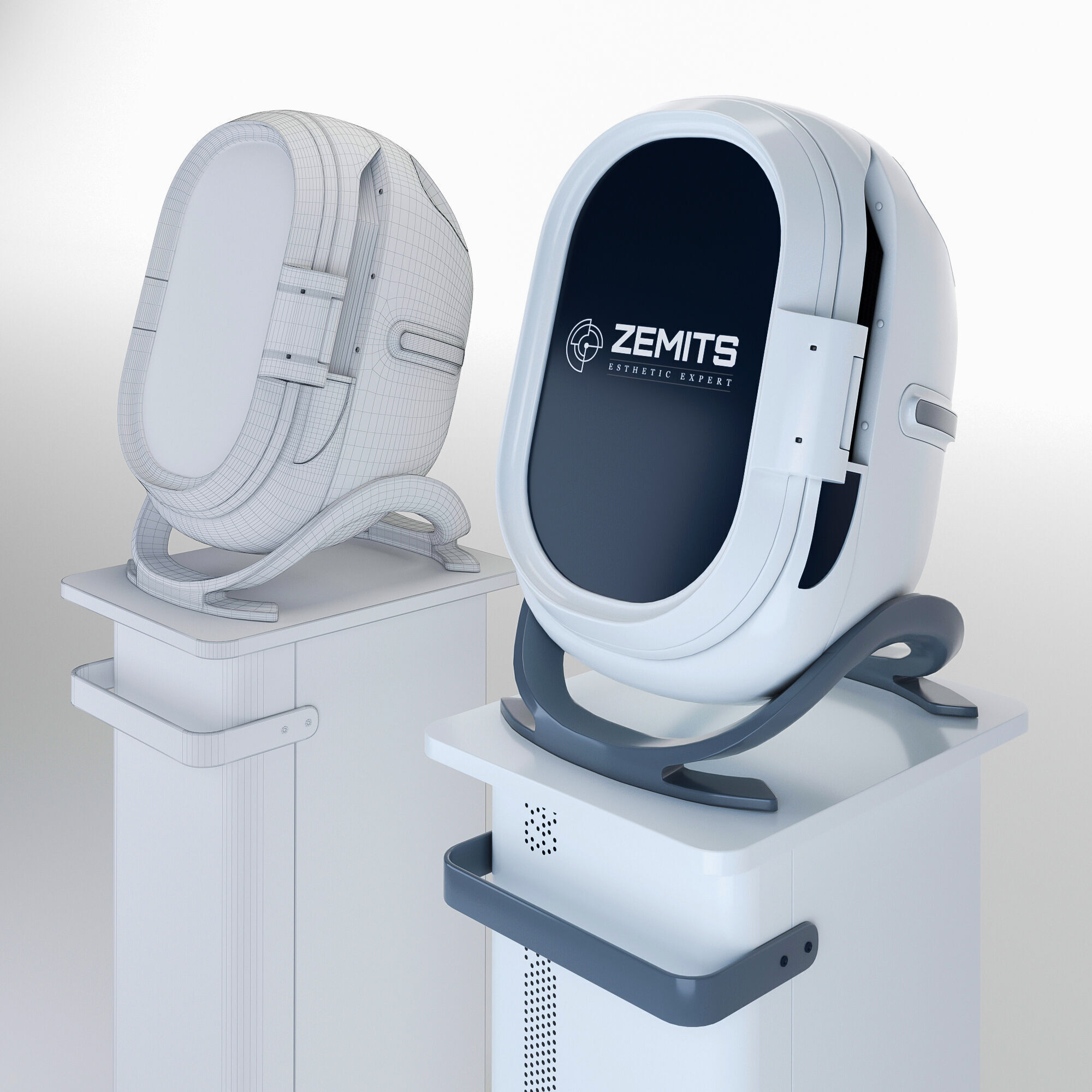 3D model Skin Analyzer Zemits VeraFace VR / AR / low-poly | CGTrader