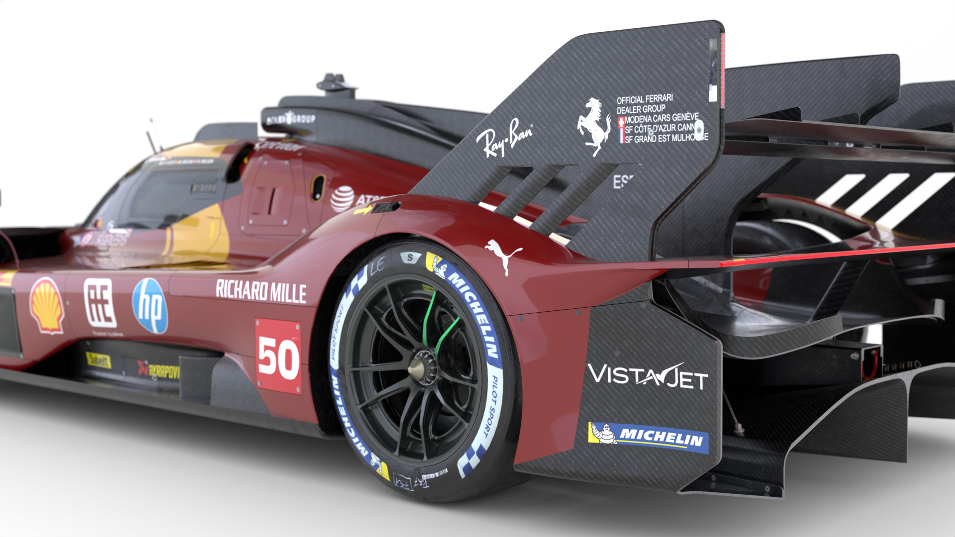 Ferrari 499P LMH 2025 WEC 3D model | CGTrader