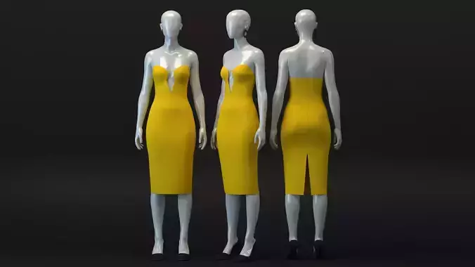 Midi Sweetheart Dress