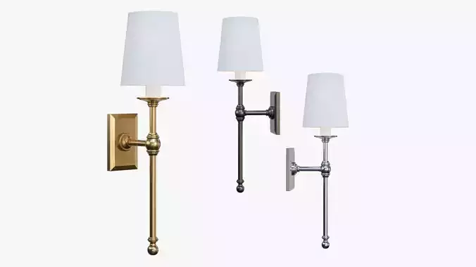 classic 19in tail sconce