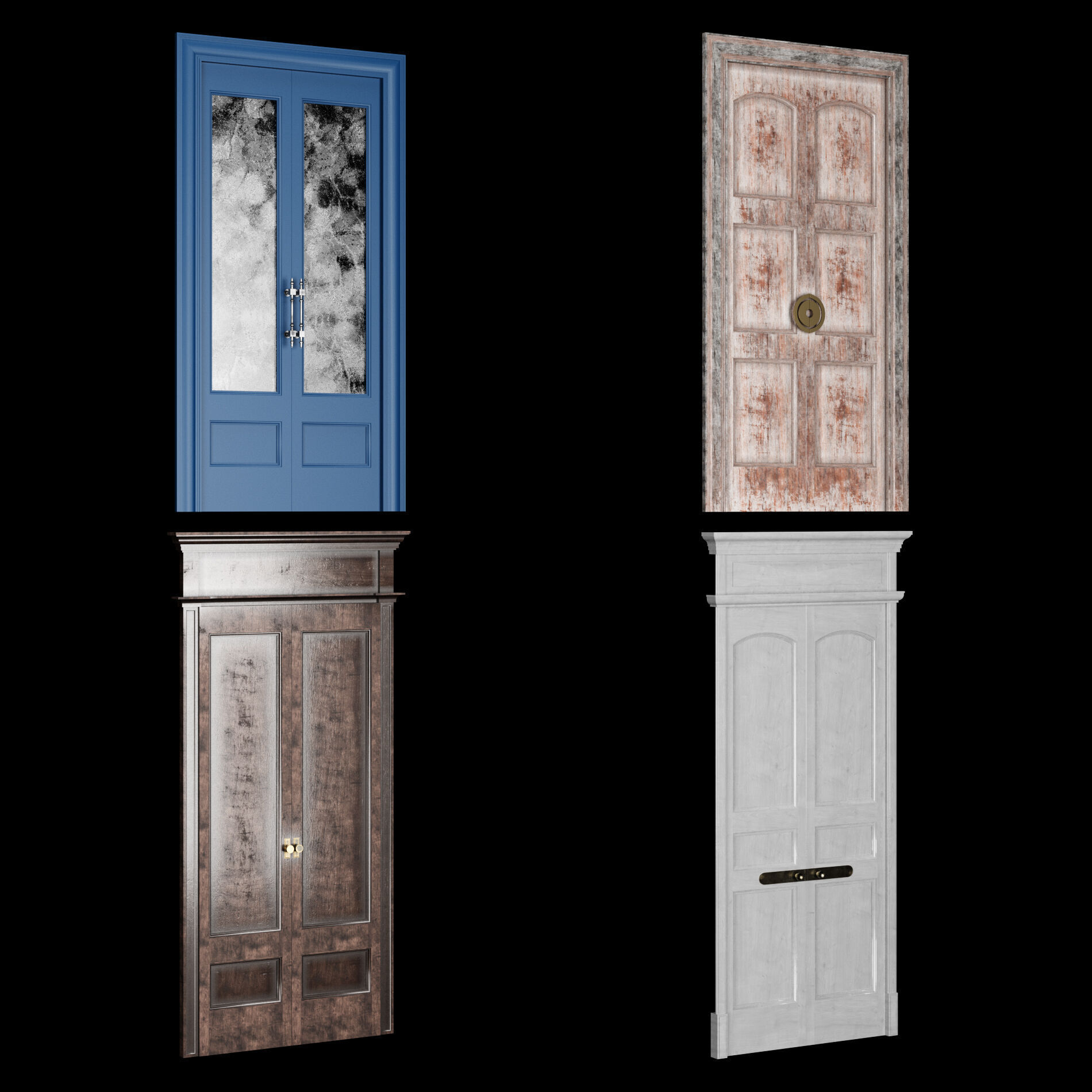 Door collection 2 28 pieces 3D model_6