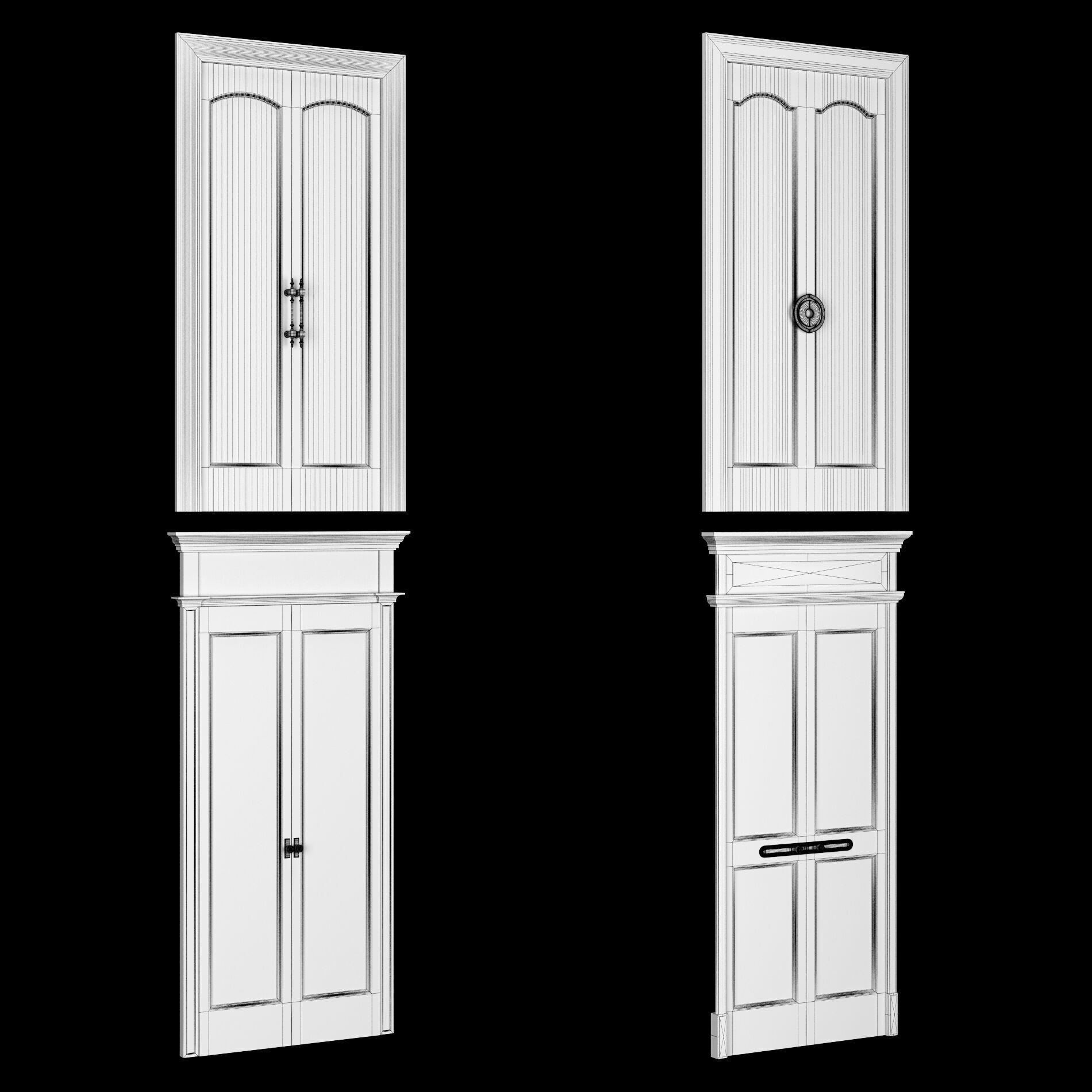 Door collection 2 28 pieces 3D model_3