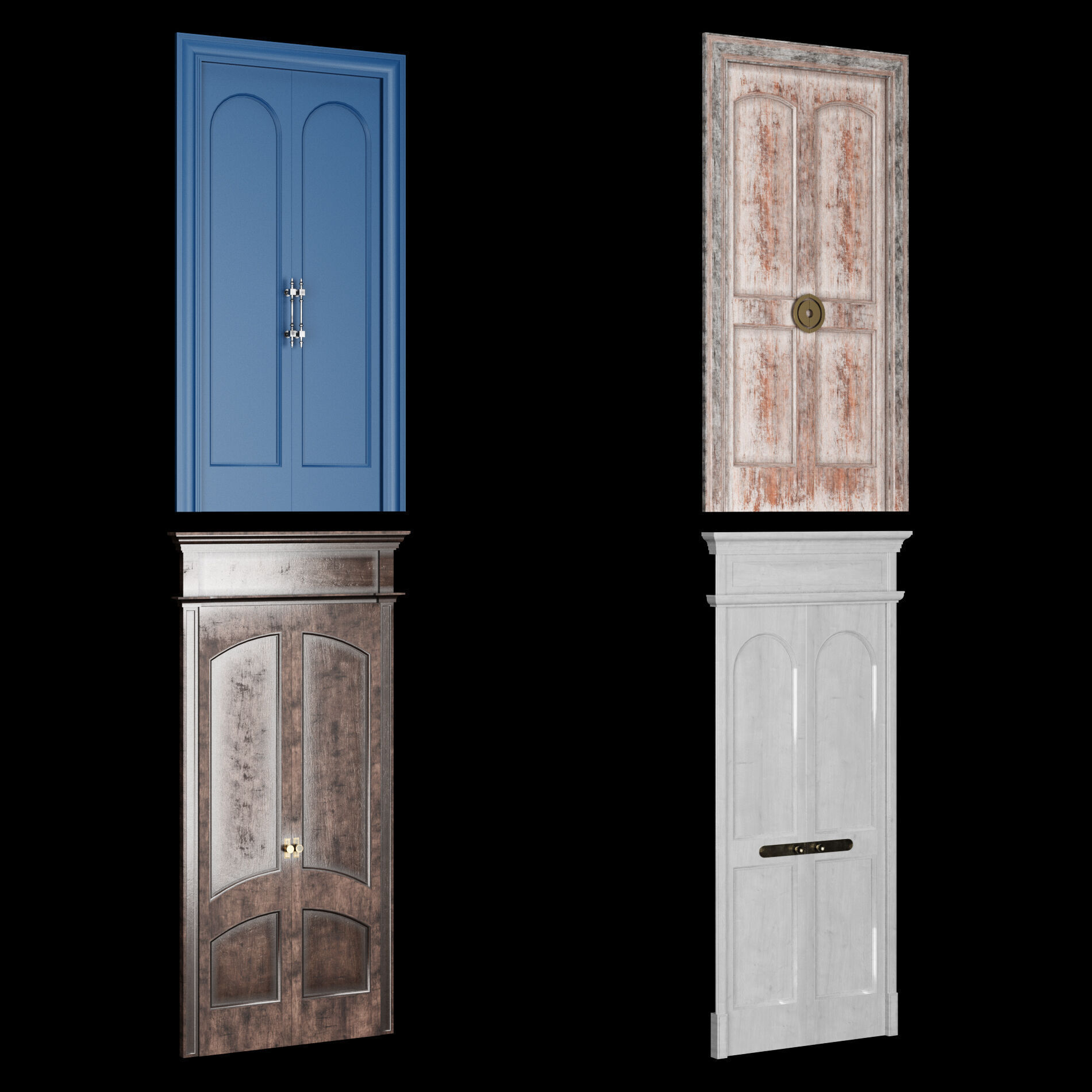 Door collection 2 28 pieces 3D model_2