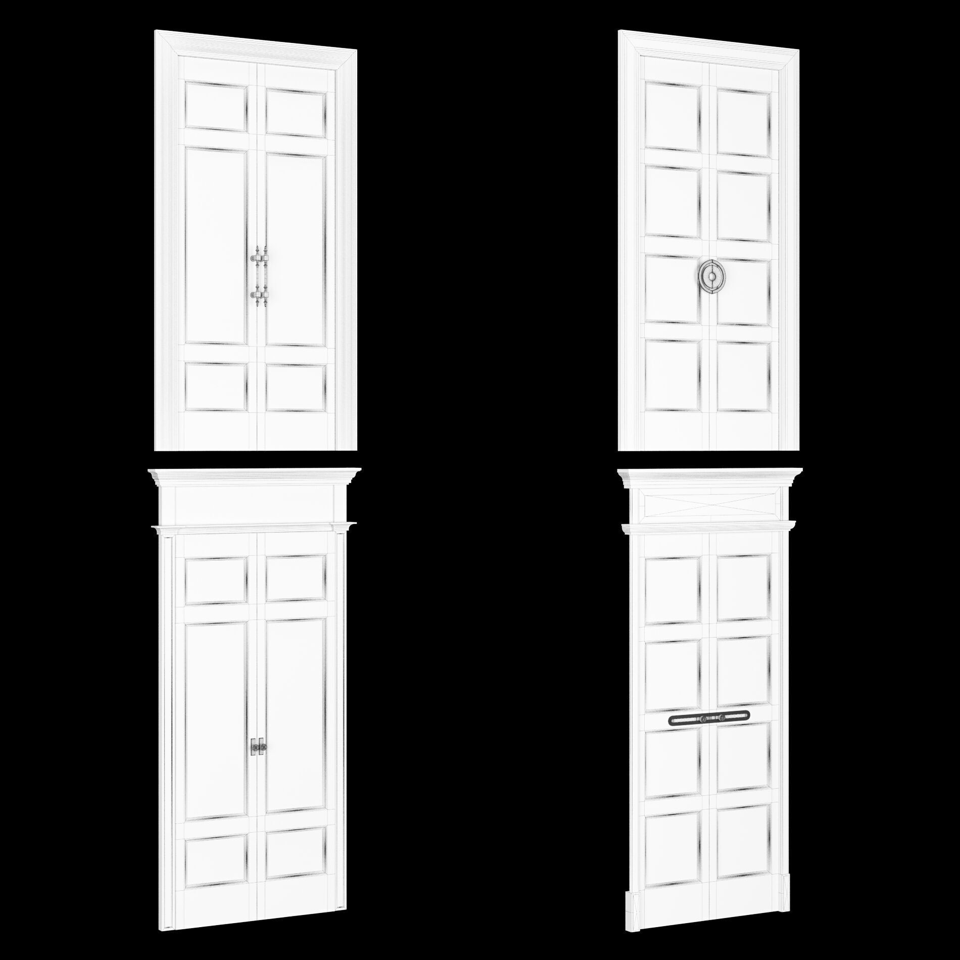 Door collection 2 28 pieces 3D model_13