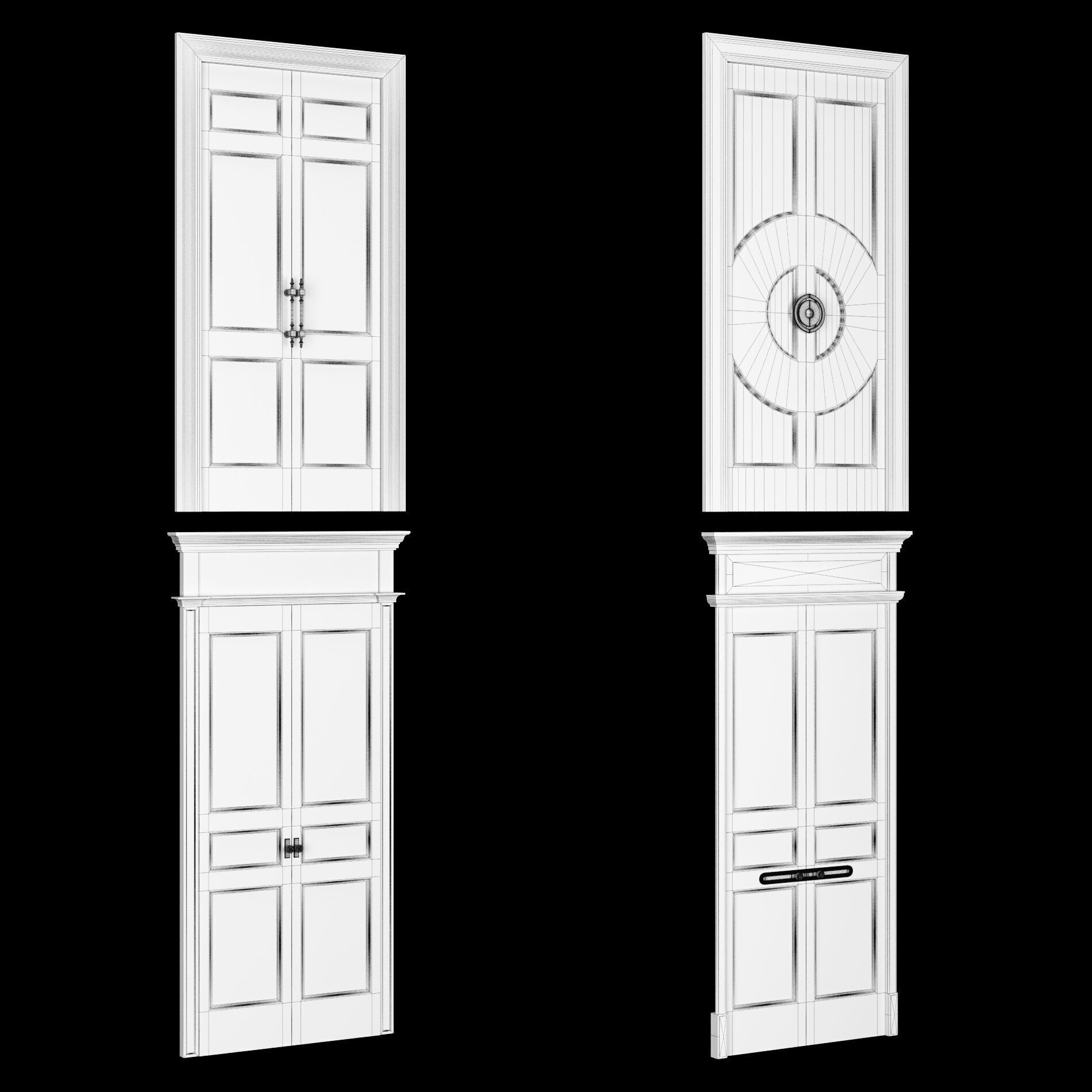 Door collection 2 28 pieces 3D model_11