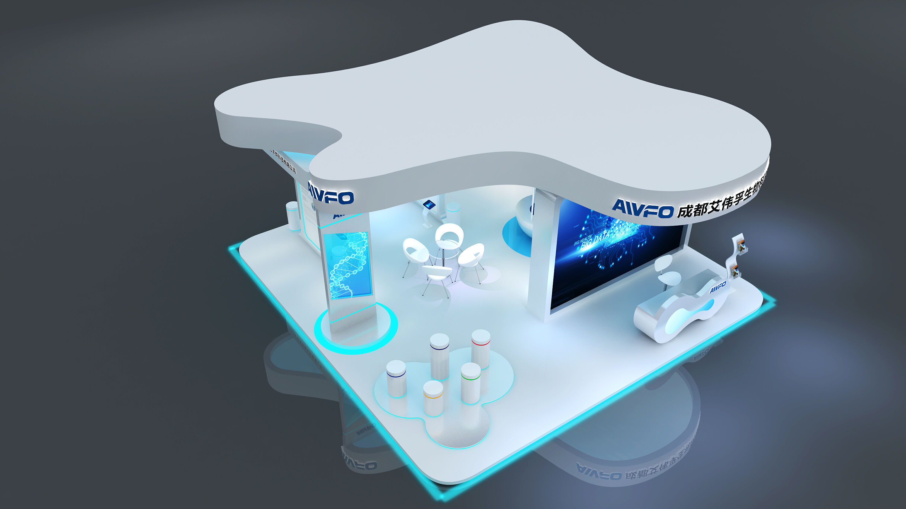 xhibition Low-poly 3D model_3