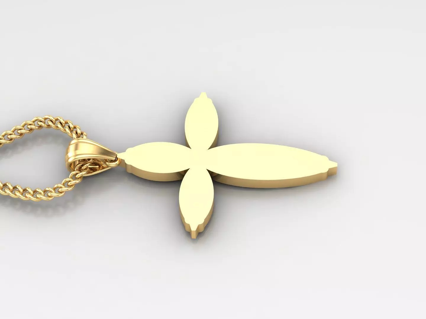 Jesus Christ Cross Pendant 3DM STL 1CP094 3D print model_0