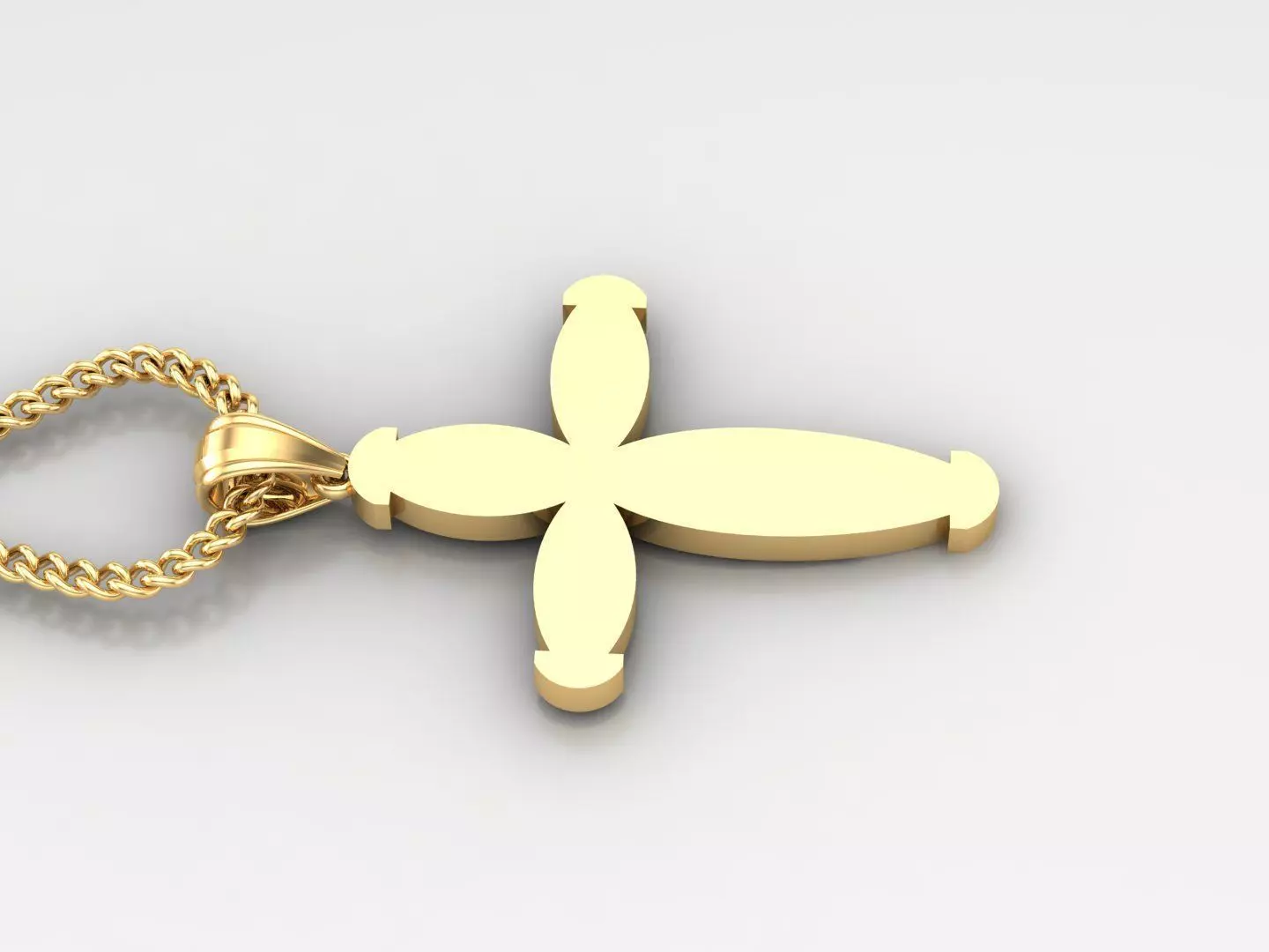 Jesus Christ Cross Pendant 3DM STL 1CP092 3D print model_0