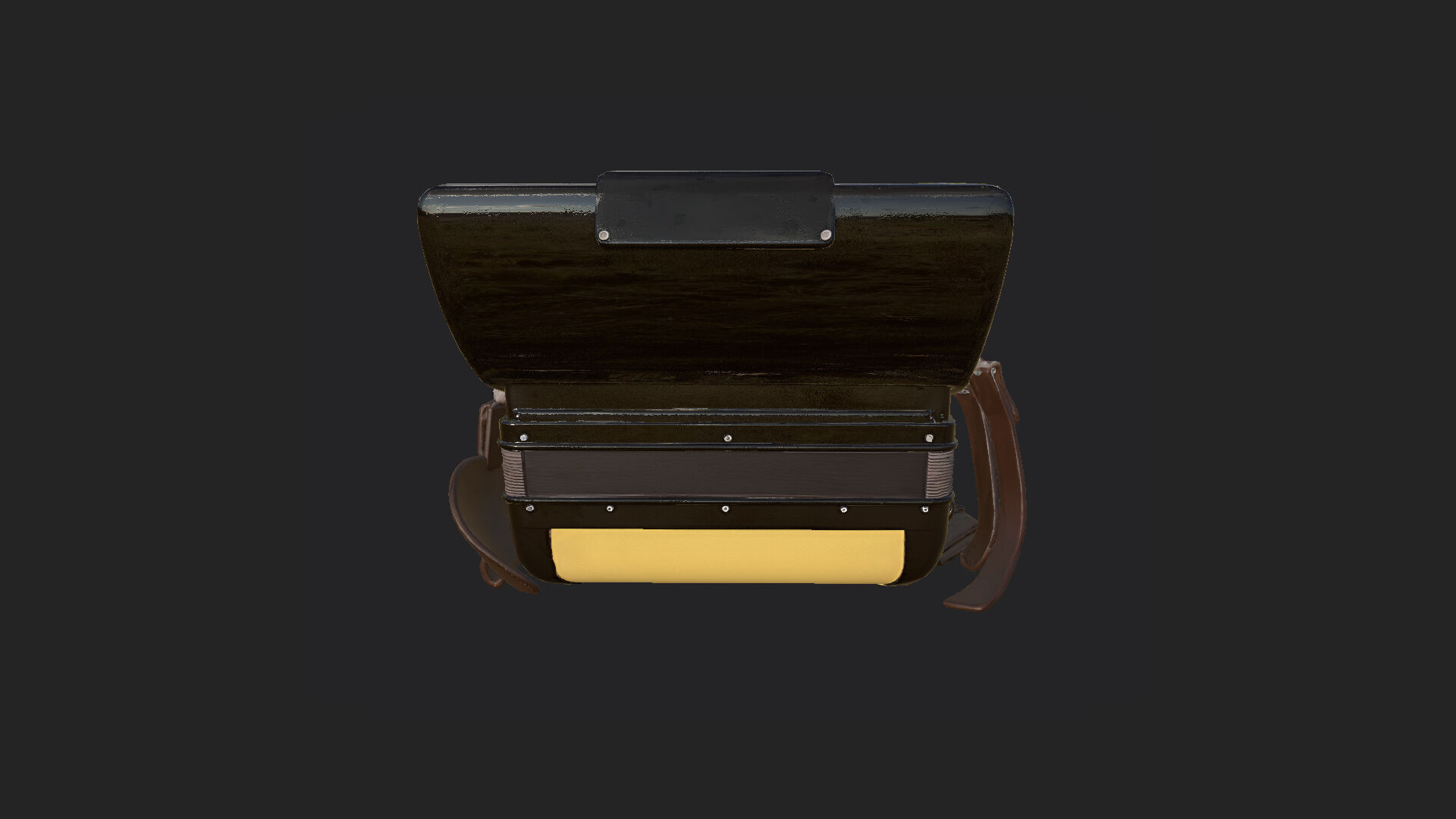Accordion3D Model 004 Low-poly 3D model_6