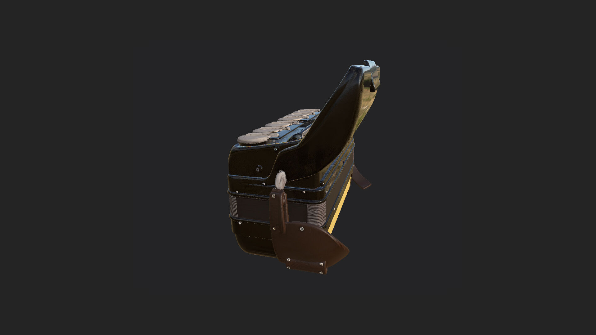 Accordion3D Model 004 Low-poly 3D model_4