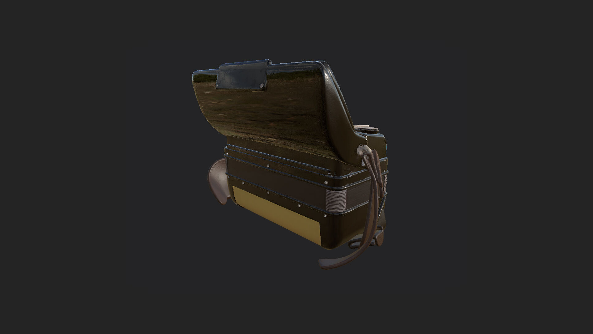 Accordion3D Model 004 Low-poly 3D model_7