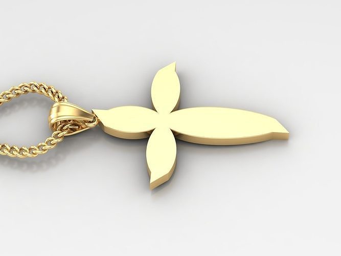 Jesus Christ Cross Pendant 3DM STL 1CP058 3D print model