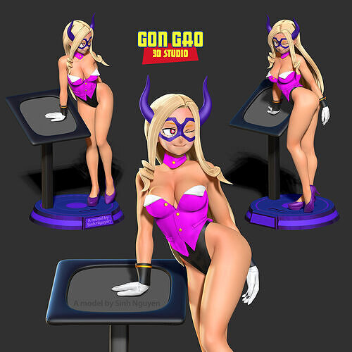 Mount Lady 3D print model
