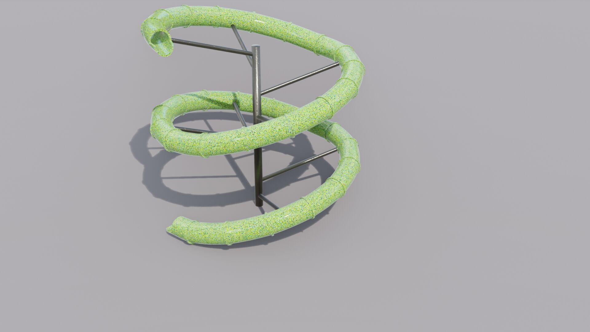 Waterslide Low-poly 3D model_21