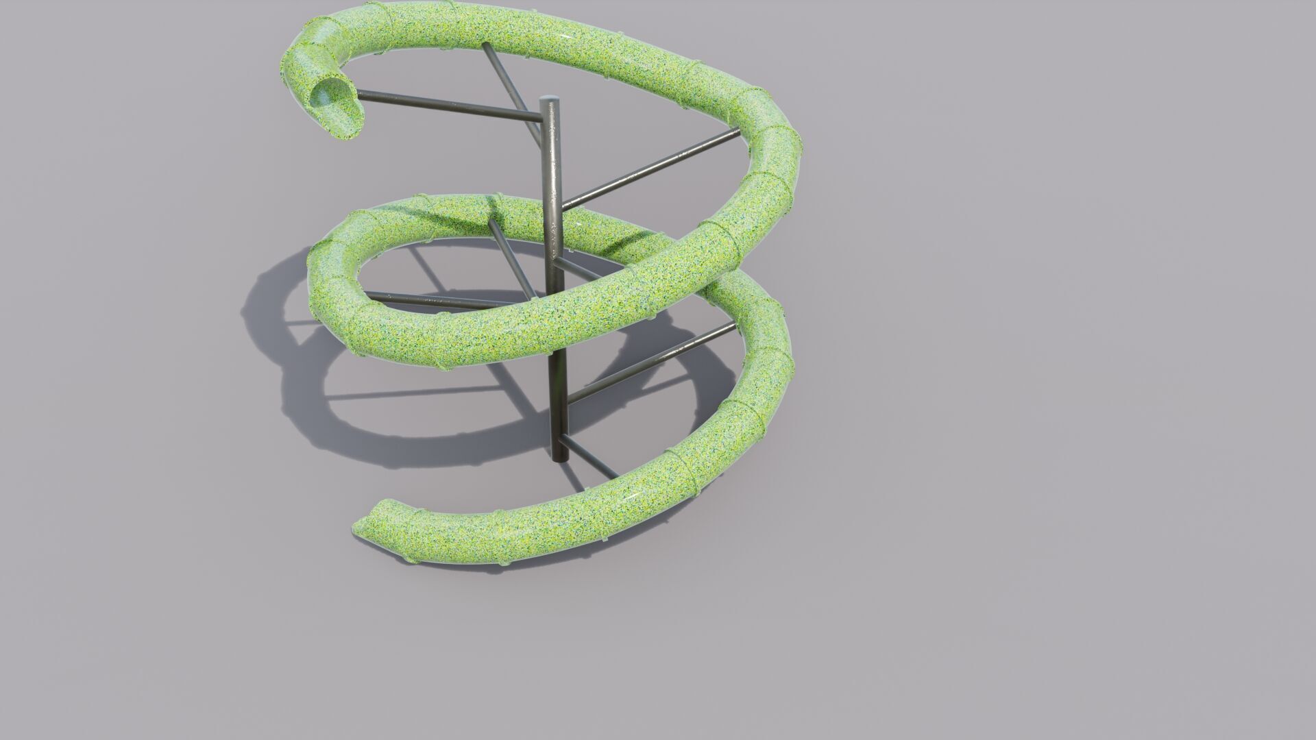 Waterslide Low-poly 3D model_20