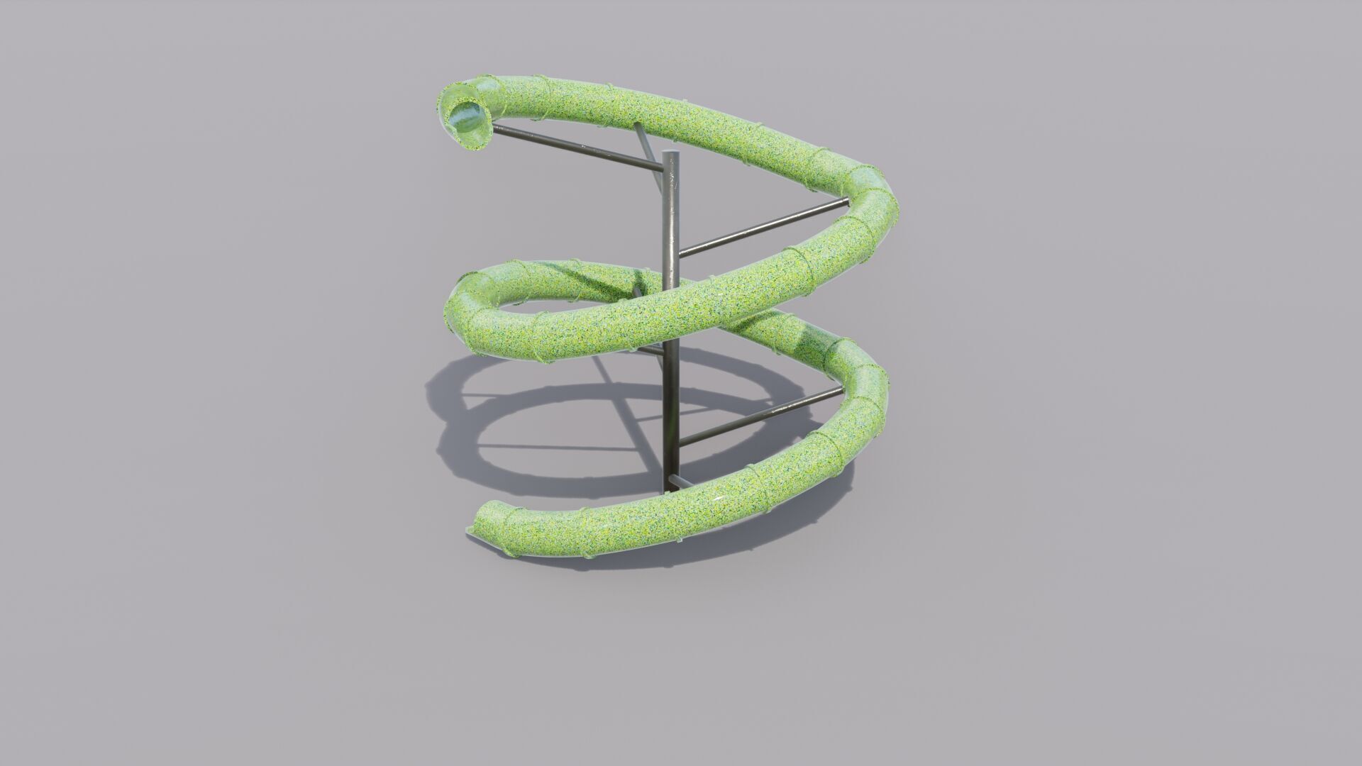 Waterslide Low-poly 3D model_19