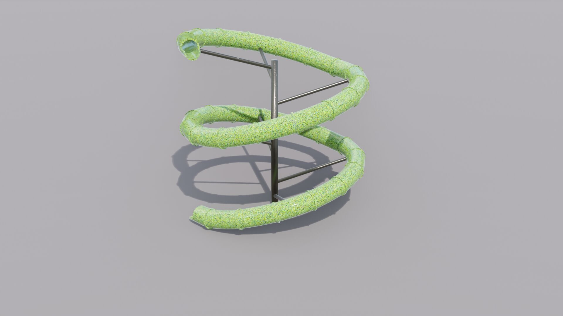 Waterslide Low-poly 3D model_24