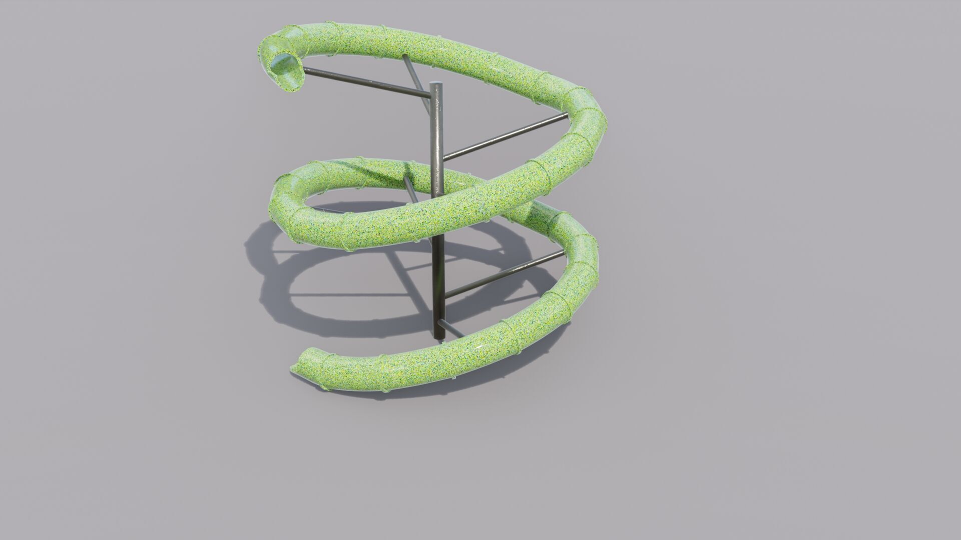 Waterslide Low-poly 3D model_22