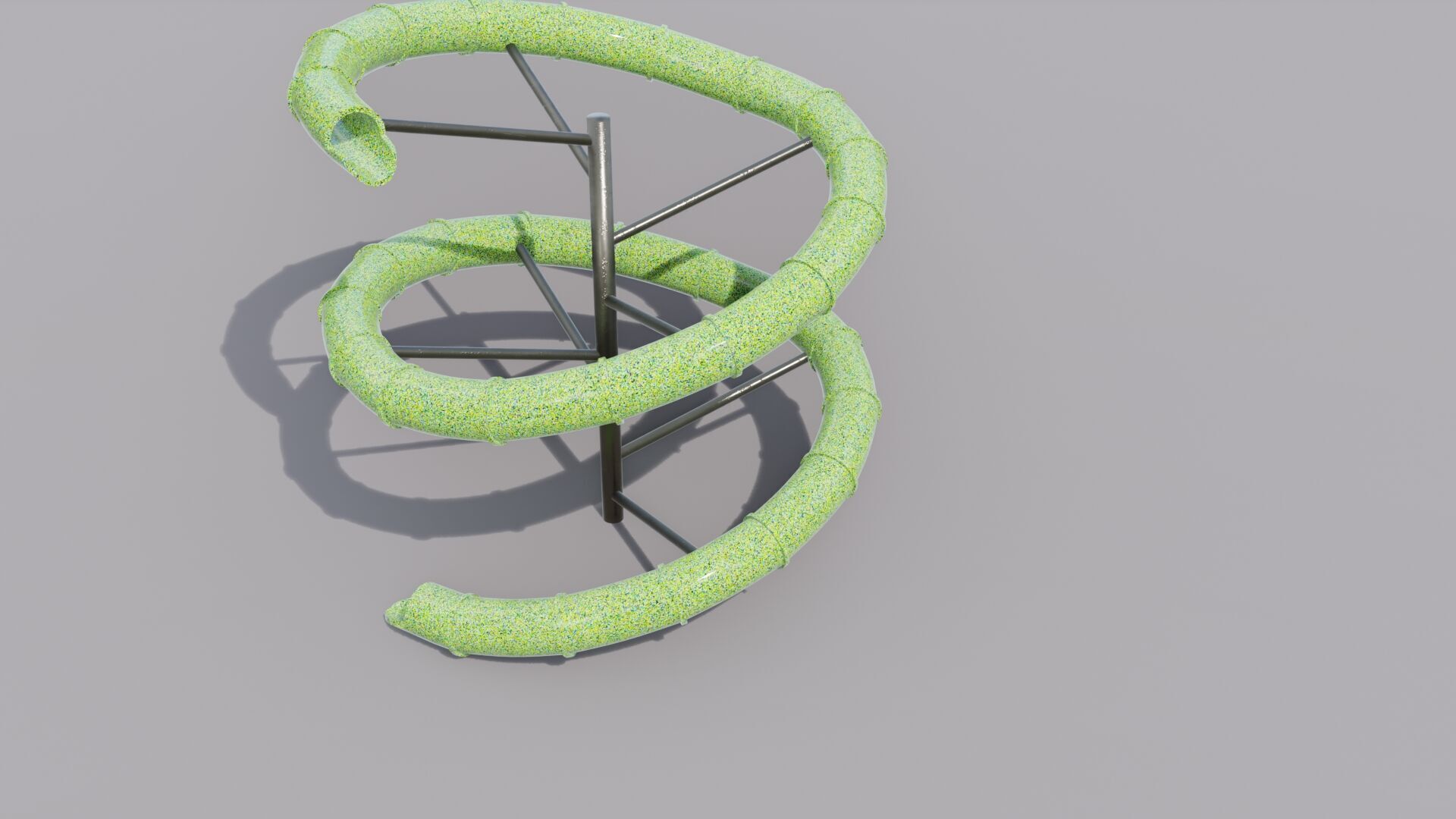 Waterslide Low-poly 3D model_18