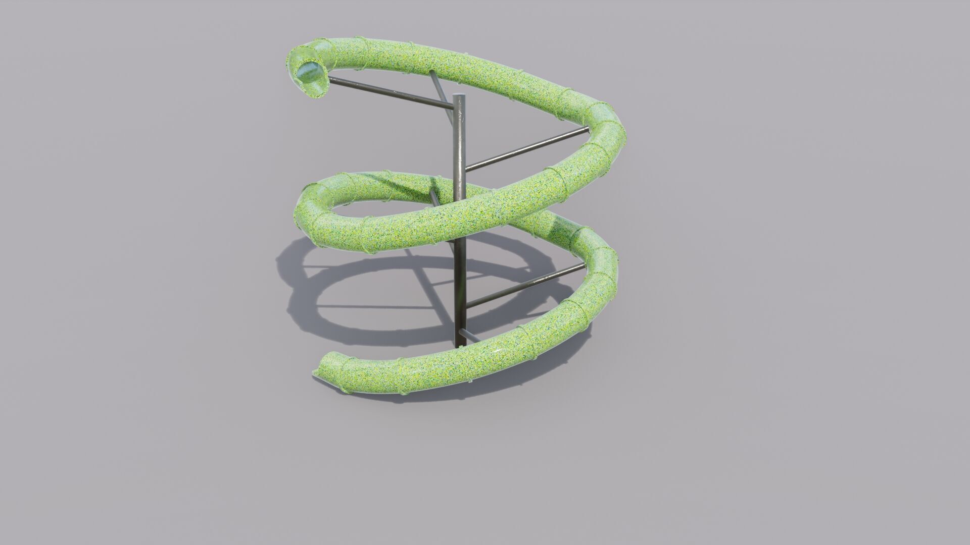 Waterslide Low-poly 3D model_23