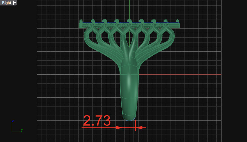 cluster ring 3D print model_18