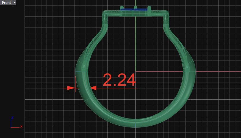 cluster ring 3D print model_20
