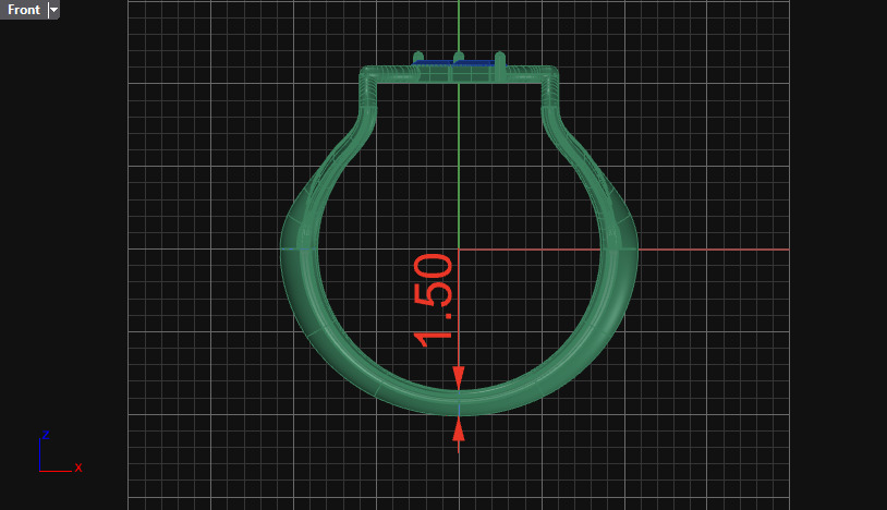 cluster ring 3D print model_19