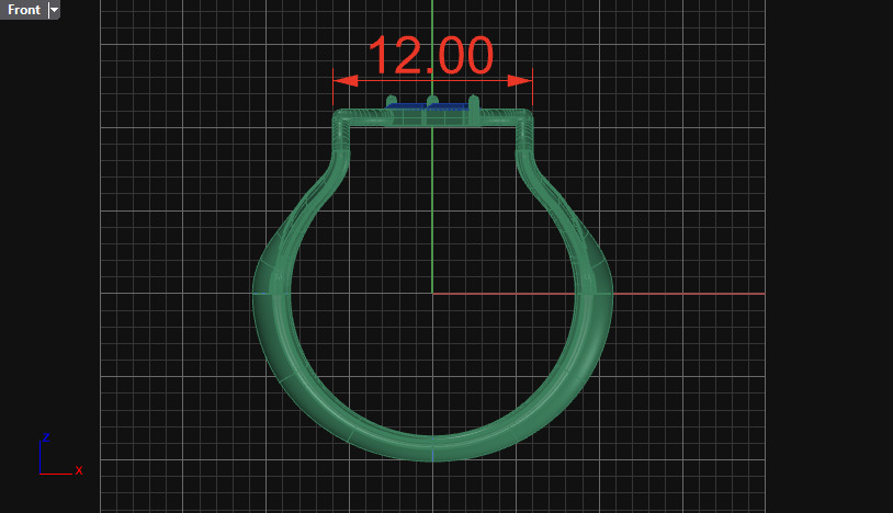 cluster ring 3D print model_16