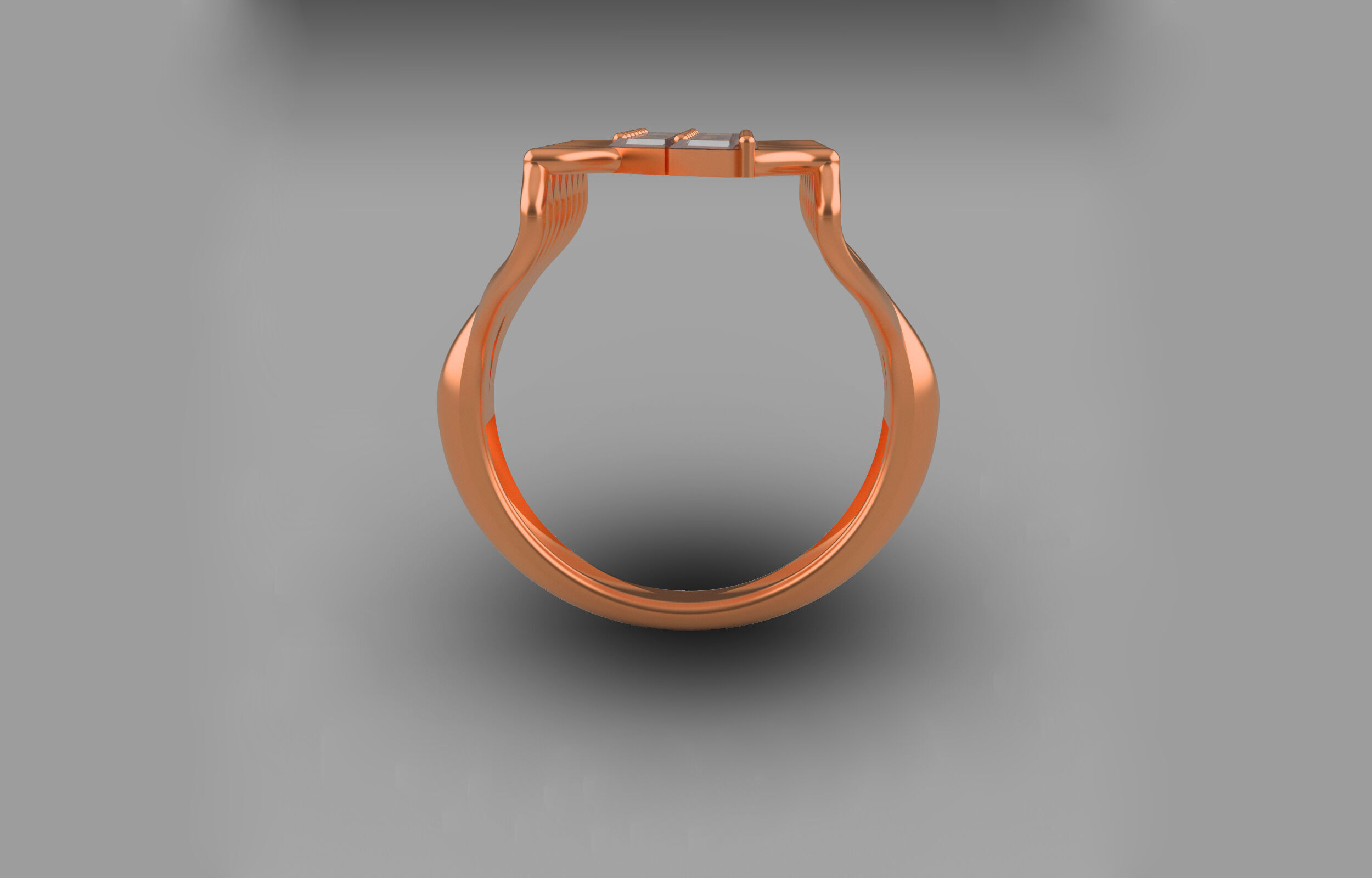 cluster ring 3D print model_10