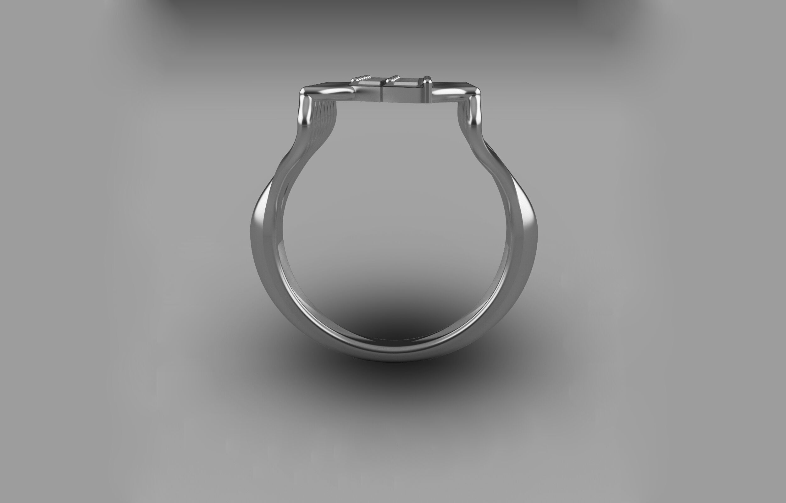 cluster ring 3D print model_11