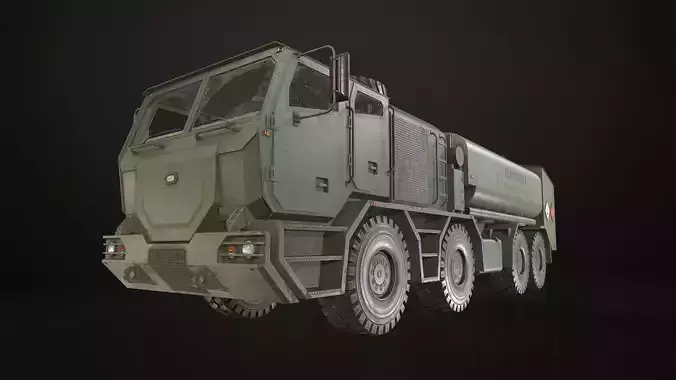 Heavy Military Truck V2 - Tanker