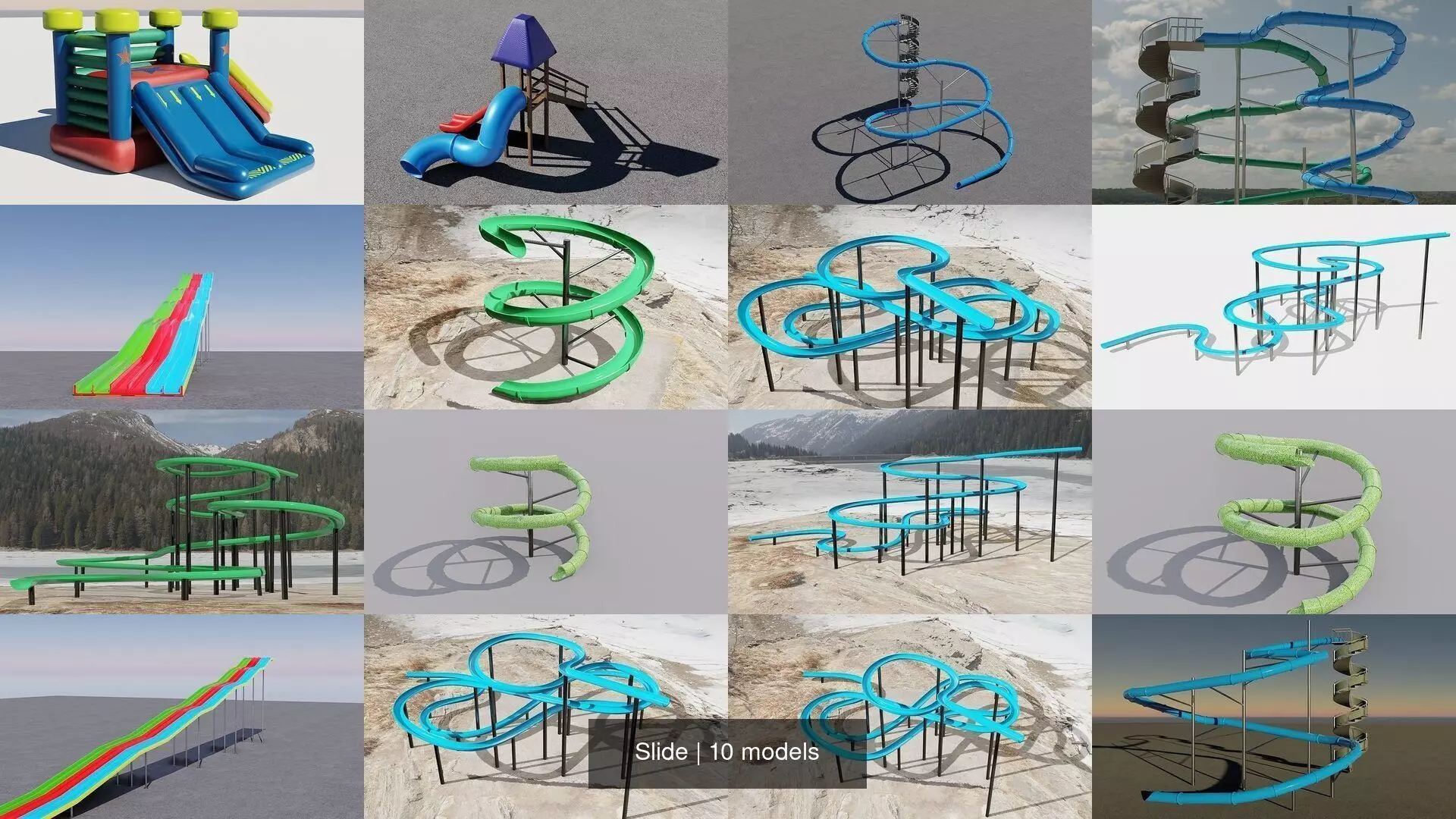 Slide 3D Model Collection_0