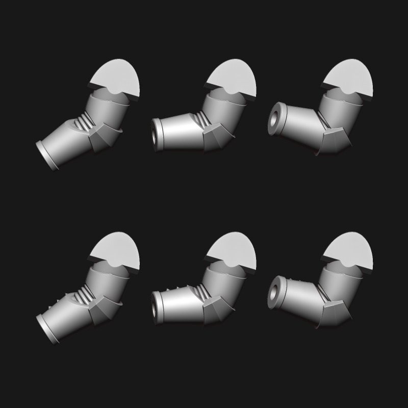 Heavy Knight Arm Kit Free 3D print model_2