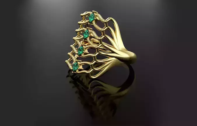 Wedding ring 3D print model