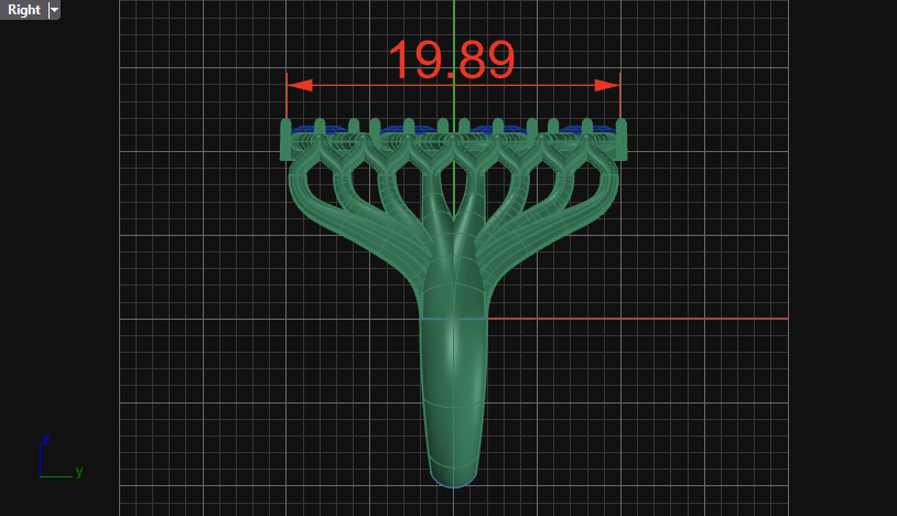 Wedding ring 3D print model_21