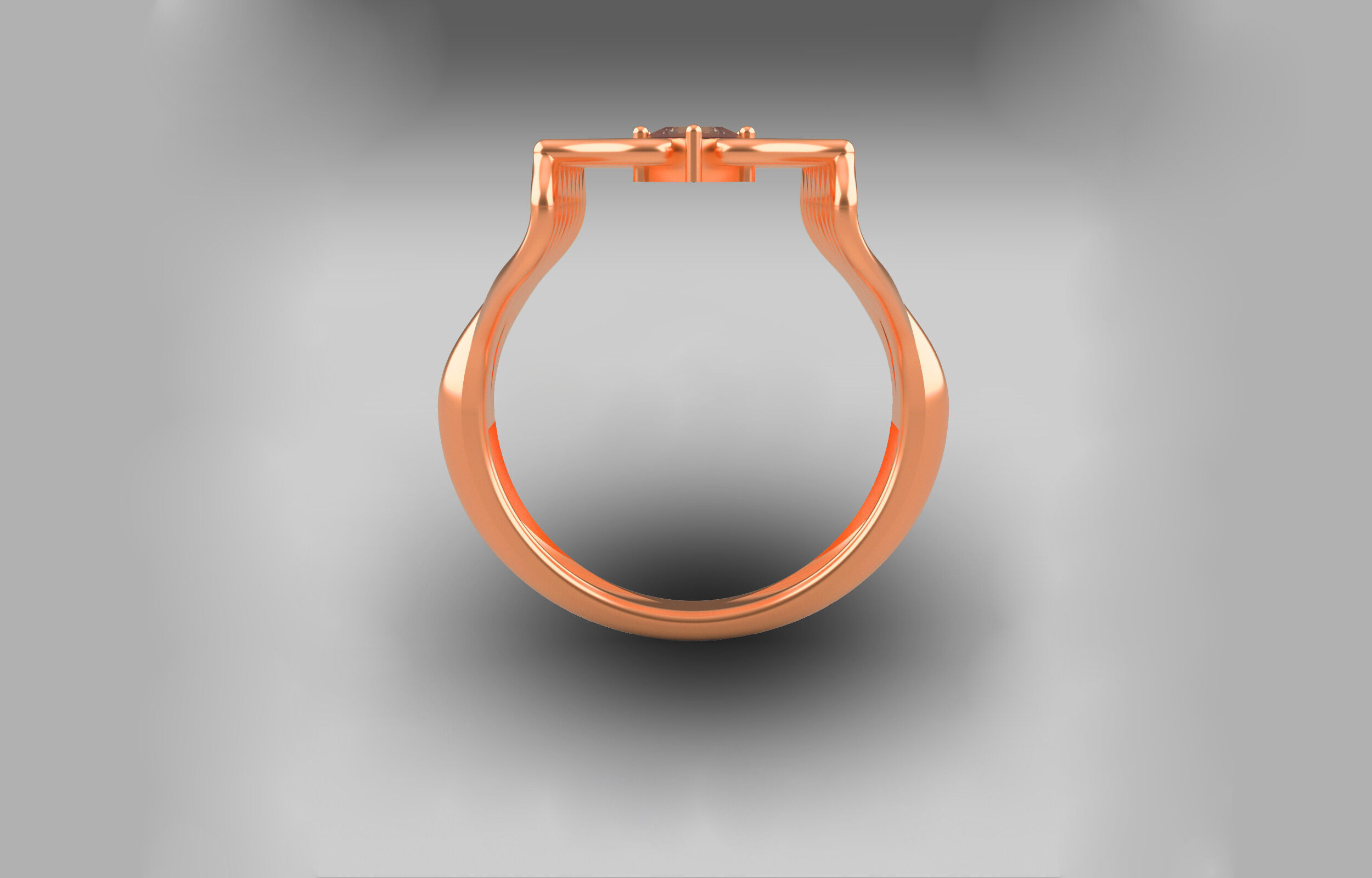 Wedding ring 3D print model_10