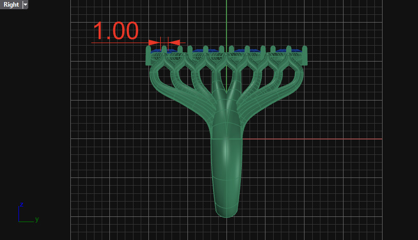 Wedding ring 3D print model_18