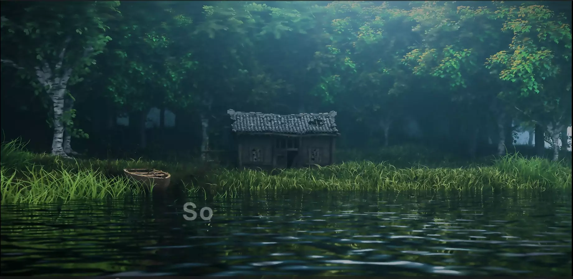 A Calm Forest Cabin Render Blender Cinematic Nature Animation Texture_0