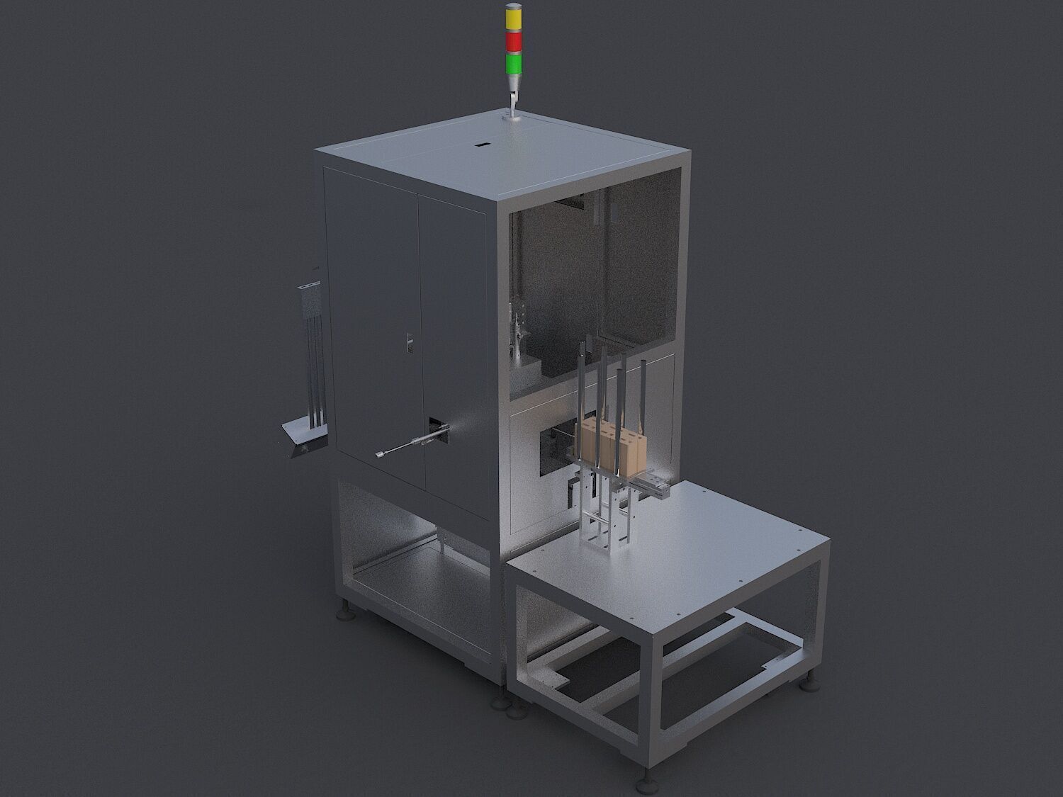 Mouse plug-in machine 3D model_1