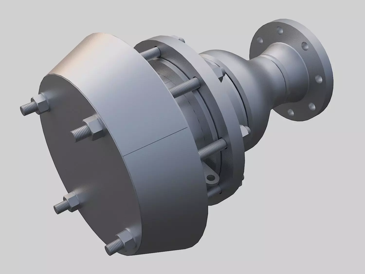 Flame arrester 3D model_0